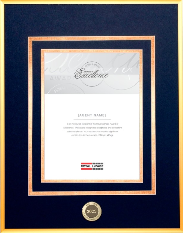 Royal LePage� Award of Excellence�